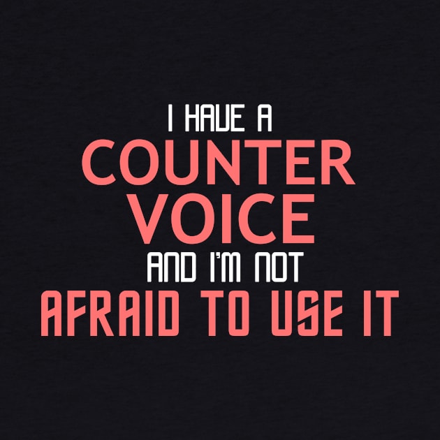 Counter Voice Cool Typography Job Design by Stylomart